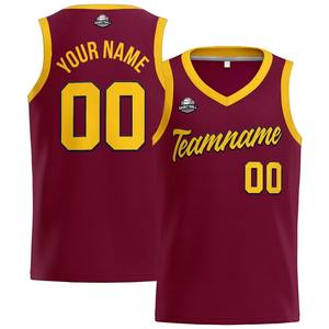 Maillots de basket-ball noirs personnalisés de haute qualité, respirants, en Spandex/Nylon, grandes tailles, impression par sublimation, nom de l'équipe, lettre, logo avant - Product Image 4