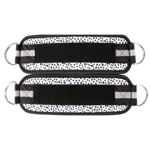 Custom Print Multi-Color Gym Ankle Straps Low MOQ Neoprene Padded Cable Cuffs for Fitness Workout Wholesale - Product Image 5