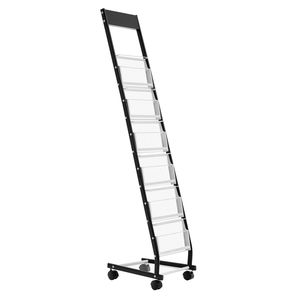 Displayfactory - Estante Plegable Para Revistas De Alta Resistencia