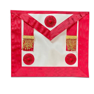 Tablier de maître maçon noir avec ceinture, régalia, logo personnalisé, fait main, haute qualité, cadeau promotionnel tendance, meilleur prix - Product Image 5