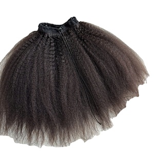 Wholesale Price Bulk Kinky Curly No Tangle No Shedding No Mixed <b>Synthetic</b> Fiber 100% Vietnamese Human <b>Hair</b> Virgin <b>Hair</b> - Product Image 5