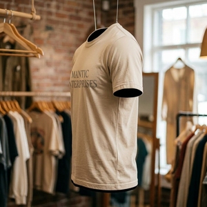 Camiseta de secado rápido con impresión de logotipo, manga corta, corte regular, deportiva, de bajo precio para hombre - Product Image 4
