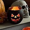 Set Decorazioni per Tavolo di Halloween, 6 Portacandele in Vetro Nero a Forma di Jack O' Lantern, Decorazioni per Feste di Halloween da Interno - Product Image 4