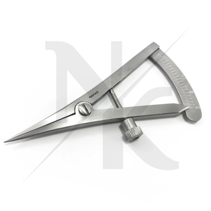 Outil de bijouterie haut de gamme, instrument de laboratoire dentaire et orthodontique, calibre Castroviejo, pince à ressort 8 cm, calibre de mesure pour double paupière - Product Image 4