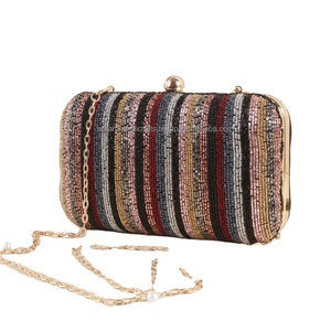 Rajasthani Clutch Purse <b>Bag</b> With Zardozi Work Shoulder Strap Evening <b>Party</b> Wedding <b>Bag</b> Hot Selling in Dubai by LUXURY CRAFTS - Product Image 1