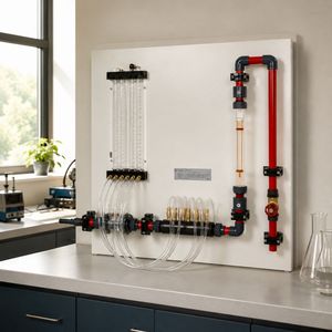 Banc de mesure de débit hydraulique pour les tests de fluides |   Appareils de laboratoire pour les études de débit, de pression et de décharge - Product Image 2