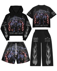 Conjunto Deportivo Holgado de Invierno, Ropa Urbana Unisex, Conjunto de Chándal Personalizado con Color, Logotipo, Talla y Diseño de Tela a Medida - Product Image 4