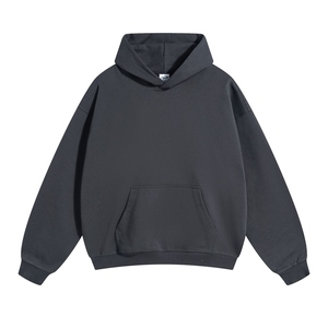 Sudadera con Capucha Oversize para Hombre 350 GSM 2026 – Sudadera Pesada Lisa con Logotipo Personalizado, Marca Privada, Fabricación OEM, Ropa Urbana - Product Image 6