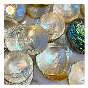 Pendentif en nacre noire, disque de coquillage naturel poli, breloque pour boucles d'oreilles, colliers, perles, bijoux, vente en gros - Product Image 6