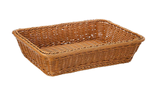 Plateau rectangulaire en rotin naturel tressé à la main, écologique, en osier, pour servir du pain, des fruits et décorer la maison, en provenance du Vietnam - Product Image 2