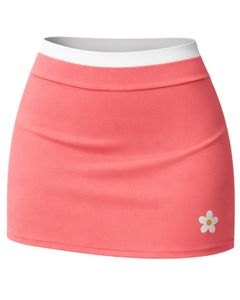 Ensemble crop top et mini-jupe corail personnalisé pour femme, soutien-gorge de sport sans manches, tenue de yoga, gym, été, décontractée, fitness, deux pièces - Product Image 5