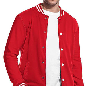 Varsity <b>Jacket</b> Mens <b>Slim</b> <b>Fit</b> Cotton Varsity <b>Jacket</b> Fashionable High Quality Classic Sports Casual - Product Image 3