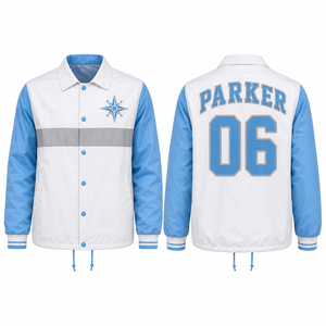Veste de coach personnalisée, vêtements pour jeunes, vêtements pour adultes, coupe unisexe, sur mesure, marque privée, faible MOQ, livraison rapide, qualité d'exportation, style classique - Product Image 2