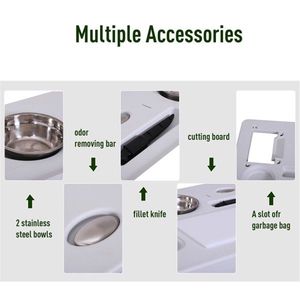 Tavolo da Campeggio Pieghevole Portatile con Lavello/Tavolo da Pranzo per Avventure all'Aperto - Product Image 6