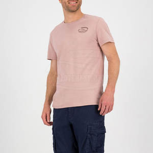 Camisetas de color sólido de alta calidad para hombre, camisetas ajustadas para hombre, camisetas lisas con logotipo personalizado, camisetas para hombre - Product Image 4