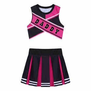 Uniforme de Animadora en Poliéster y Spandex para Competencias y Bailes de Grupos Femeninos - Product Image 6