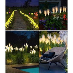 Set di 4 Luci Solari da Giardino Impermeabili, Illuminazione Decorativa per Sentieri, Cortili e Giardini, Design Floreale per Casa e Ufficio - Product Image 5