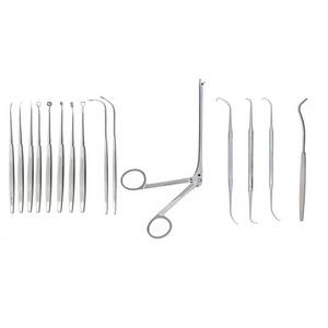 ชุดเครื่องมือผ่าตัดไซนัสแบบส่องกล้อง Fess พร้อมกล่อง ชุดอุปกรณ์ส่องกล้องไซนัสสำหรับการผ่าตัด คุณภาพมาตรฐานอเมริกาและยุโรป - Product Image 2