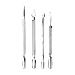 Professional Stainless Steel Double Head <b>Cuticle</b> Pusher Set Reusable Nail <b>Tool</b> for Manicure with High and Good Quality - Product Image 1