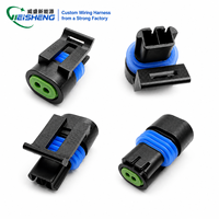 Connecteur étanche IP67 à 2 broches pour capteur de niveau de liquide de frein, PA66, automobile