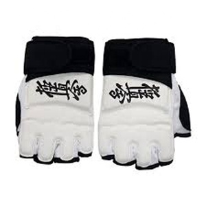 Guantes de Karate Kyokushinkai blancos Guantes de Karate Kyokushin Mitones de karate con banda larga - Product Image 1