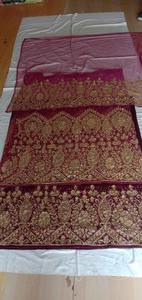 Suministro directo de fábrica de tela somalí George con bordado a mano estilo africano para vestidos de compromiso y novia para mujeres. - Product Image 2