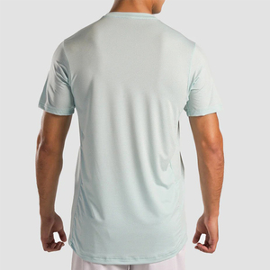 T-shirt personnalisé avec logo, vente en gros, t-shirt pour homme de bonne qualité, séchage rapide, respirant, tendance, léger, confortable, écologique - Product Image 3