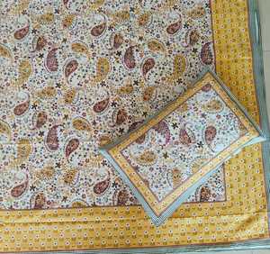 Sanganeri Print Pure Cotton 200TC All-Season Eco-Friendly Skin-Friendly <b>King</b> <b>Size</b> Flat Bed <b>Sheet</b> - Product Image 6