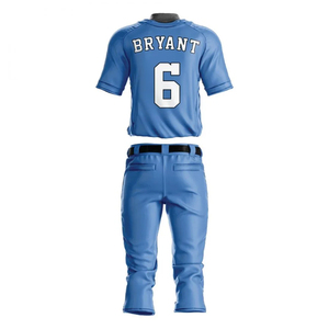 Uniforme de Béisbol Personalizado Estilo Americano, Transpirable, Tallas Grandes, Manga Corta, Sublimado, Ropa de Equipo, Proveedor de Fábrica OEM con Logotipo Personalizado - Product Image 6