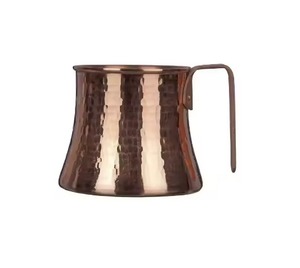 Taza de cobre hecha a mano con bordes lisos y acabado pulido para una experiencia de bebida premium - Product Image 2