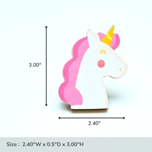 Handmade Pine Wood <b>Cabinet</b> Unicorn Pink Kids Drawer <b>Knobs</b> Dresser Door Handles Cupboard Pulls Kitchen <b>Cabinet</b> <b>Knobs</b> - Product Image 2
