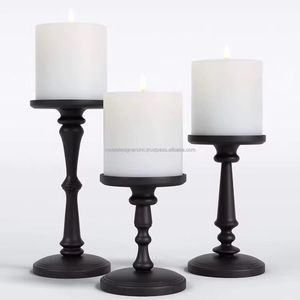 <b>Silver</b> Luxury Aluminium Iron <b>Candlestick</b> Holder for 4 Candles for Home Decor and Christmas Gifts - Product Image 2