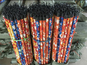 Escoba de Madera Recubierta de PVC Ecológica de 120 cm con Cabezal de Plástico Resistente, Venta al Por Mayor de Fábrica - Product Image 5