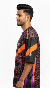 เสื้อยืดโอเวอร์ไซส์ผู้ชาย พิมพ์ลายแบบซับลิเมชั่น แฟชั่นลำลอง สไตล์สตรีทแวร์ ทรงหลวม ทันสมัย - Product Image 2