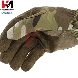 Guantes Tácticos de Paintball de Alta Calidad con Protección Reforzada en los Nudillos, Palma Absorbente de Impactos, Antideslizantes, Respaldo de Malla Transpirable, Dedos Completos - Product Image 4