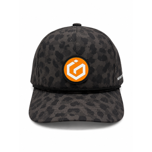 Gorra de Camuflaje de Perfil Medio de 6 Paneles con Corte Láser, Cierre Ajustable con Cuerda y Broche, Gorra Casual con Logotipo de Goma en Relieve en el Panel Frontal - Product Image 1