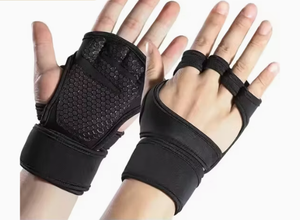 Neoprene <b>Weight</b> Lifting <b>Gloves</b> With Adjustable Wrist Strap Non Slip Palm Support For Gym Workout Unisex - Product Image 5