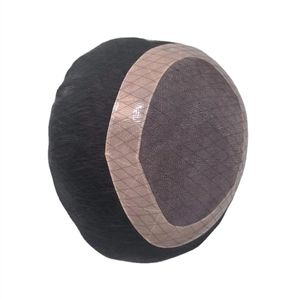 Human Hair Mono Base Toupee Bonnet <b>Wig</b> <b>for</b> <b>Men</b> with Bangladesh Hair Patches and Taz Hair - Product Image 1