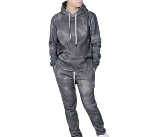 Survêtement tie-dye pour homme, manches longues, haute qualité, dernière mode, léger, confortable, avec taille ajustable - Product Image 1