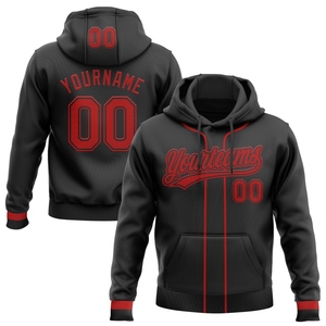 Sudadera con Capucha de Béisbol Negra y Verde-Dorado, Personalizada y Cosida por OMMIZ INDUSTRY, al por Mayor - Product Image 6