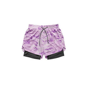 Pantalones Cortos Deportivos de Doble Capa Personalizados al por Mayor, Fabricante OEM, Proveedor, Producción en Masa - Product Image 2