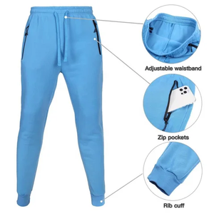 Conjunto Deportivo Ecológico para Hombre, Sudadera con Capucha de Manga Larga y Cierre Completo, Pantalones Deportivos, Conjunto para Correr - Product Image 4