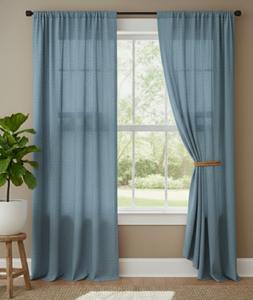 Cotton <b>Bohemian</b> Style Rod Pocket <b>Curtains</b> with High Shading & Eco-Friendly Features for Home Hotel Office Use-All-Season - Product Image 5