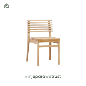 Sillas Apilables Modernas de Madera de Teca para Comedor, Jardín, Exterior, Muebles Comerciales para Cafetería - Rina - Product Image 2