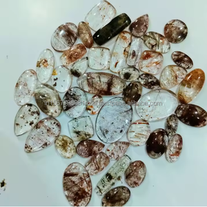 Venta caliente cobre rutilo cuarzo cabujón mezcla de piedras preciosas tamaño y forma venta al por mayor precio de fábrica piedras preciosas sueltas hechas a mano - Product Image 4