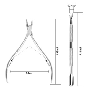 Wholesale <b>Cheap</b> Single Spring Nail Plier Clipper Stainless Steel Nail Cuticle Nippers - Product Image 3