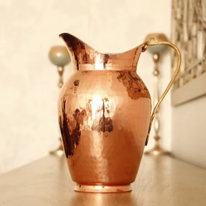 Superior Quality Eco-Friendly Copper <b>Water</b> <b>Kettles</b> Includes 1 <b>Water</b> Pitcher 1.5L Modern Elegant Hammered Design Party Customized - Product Image 1