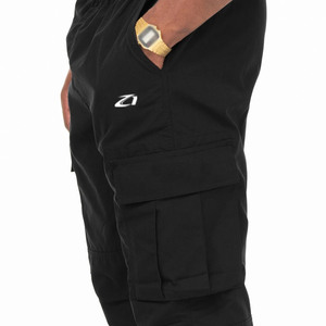 Pantalon cargo jogger en nylon pour homme, avec revers élastiques, décontracté, utilitaire, léger, fabrication OEM personnalisée, fournisseur en gros - Product Image 3