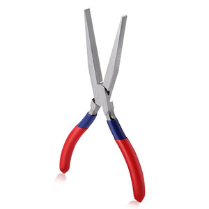 7 Inch <b>Long</b> Flat <b>Nose</b> Pliers Stainless Steel Smooth Jaw Jewelry Making <b>Long</b> <b>Nose</b> Wire Bending Forming Tool - Product Image 1