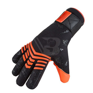 Wholesale Professional Soccer Goalkeeper Gloves with Leather and 3.5mm German Latex for Men and Kids - Product Image 4